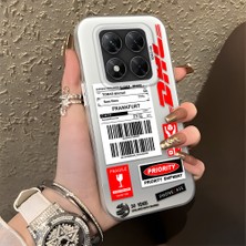 HONTINGA Poco X7 ile Uyumlu Kılıfı Silikon Kenar Sert Arka Düşüme Önleyici Basitlik Anti Düşme Kamera Korumali Dhl Desen Telefon Kılıfı Kadın ve Erkek Için Uygundur K1-0735
