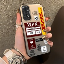 HONTINGA Xiaomi Redmi Note 11 ile Uyumlu Kılıfı Silikon Kenar Sert Arka Düşüme Önleyici Basitlik Anti Düşme Kamera Korumali Dhl Desen Telefon Kılıfı Kadın ve Erkek Için Uygundur K1-0735