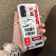 HONTINGA Xiaomi Redmi Note 11S ile Uyumlu Kılıfı Silikon Kenar Sert Arka Düşüme Önleyici Basitlik Anti Düşme Kamera Korumali Dhl Desen Telefon Kılıfı Kadın ve Erkek Için Uygundur K1-0735