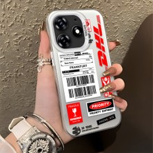 HONTINGA Tecno Spark 10 Pro ile Uyumlu Kılıfı Silikon Kenar Sert Arka Düşüme Önleyici Basitlik Anti Düşme Kamera Korumali Dhl Desen Telefon Kılıfı Kadın ve Erkek Için Uygundur K1-0735