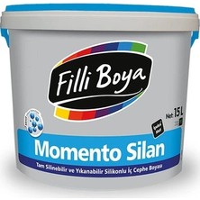 Filli Boya Filli Momento Silan Tam Silinebilir ve Yıkanabilir Ipek Mat 15LT *tüm Renkler