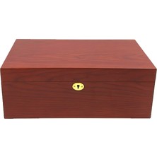 Falconetti De Folu Mat Kırmızı Humidor Anahtarlı Puro Kutusu RD76KR-D