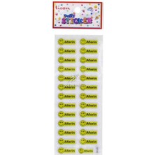 Ticon Sticker Puffy Kabartma Etiket 348873 Aferin