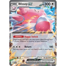 Blissey Ex #134 Pokemon Twilight Masquerade Orijinal Kartı