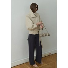 Suud Collection Taş Millie Yarasa Kol Trençkot