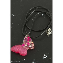 Kelebek Epoksi Kolye