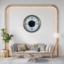Çetiner Group Bronze Motion 60 cm Çarklı Duvar Saati