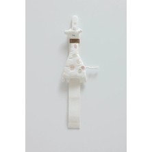 Caramell Figürlü Kumaş Emzik Askısı - Ekru - St Ekru