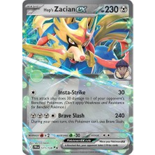 Hop's Zacian Ex #111 Pokemon Journey Together Orijinal Kartı