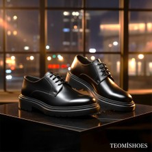 By Barretti Siyah Rugan Kalın Taban Klasik