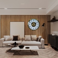 Çetiner Group Klasik Gold 60 cm Çarklı Duvar Saati