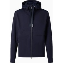 Bogner Ernesto Modern Athleisure Stil Hoodie Erkek Ceket, Lacivert