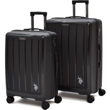 U.s. Polo Assn. Polipropilen Kırılmaz 2’li Valiz Seti – Orta + Büyük Boy, 360° Sessiz 8 Tekerlekli PLVLZAYD2603738