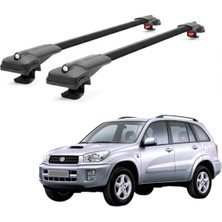 Cross Oto Aksesuarları Toyota RAV4 XA20 2001-2005 için Ara Atkı Tavan Barı , Araca Özel , Kilitlenebilir Araç Üstü Ekipman Taşıma Barı (2 Adet)