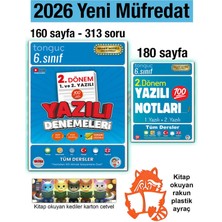 Tonguç Akademi 6. Sınıf 2026 2. Dönem Yazılı Denemeleri ve Notları