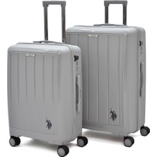 U.s. Polo Assn. Polipropilen Kırılmaz 2’li Valiz Seti – Orta + Büyük Boy, 360° Sessiz 8 Tekerlekli PLVLZAYD2603738