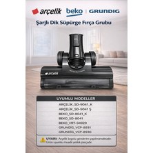 Öz Beyaz Eşya Grundig  _ VCP-8930 Şarjlı Dik Süpürge  Fırçası (Orjinal Y,parça)