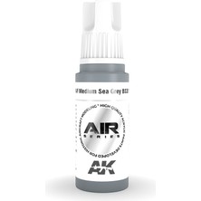 Ak Interactive Ak 11843 17 Ml. Raf Medium Sea Grey BS381C/637, Aircraft Serisi 3gen Akrilik Model Boyası