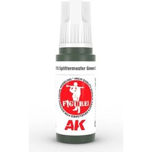Ak Interactive Ak 11415 17 Ml. Splittermuster Green Spots, Figür Serisi 3gen Akrilik Model Boyası