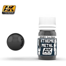 Ak Interactive Ak 483 30 Ml. Silah Metal Rengi, Xtreme Metal Serisi Model Boyası