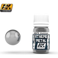 Ak Interactive Ak 479 30 Ml. Alüminyum Rengi, Xtreme Metal Serisi Model Boyası