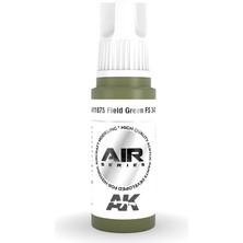 Ak Interactive Ak 11875 17 Ml. Field Green Fs 34097, Aircraft Serisi 3gen Akrilik Model Boyası