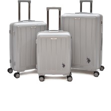 U.s. Polo Assn. Kırılmaz Polipropilen 3’lü Valiz Seti – 360° Sessiz 8 Tekerlekli Seyahat Valizi PLVLZAYD2603738