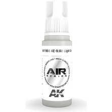 Ak Interactive Ak 11908 17 Ml. Ae-9/aıı Light Grey, Aircraft Serisi 3gen Akrilik Model Boyası