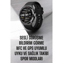MiraLive Akıllı Saat Nabız Sensörlü Bildirim Görebilen Spor Modları Gps Takibi