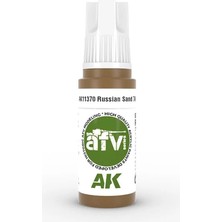 Ak Interactive Ak 11370 17 Ml. Russian Sand 7k, Afv Serisi 3gen Akrilik Model Boyası