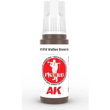 Ak Interactive Ak 11416 17 Ml. Waffen Brown Grey, Figür Serisi 3gen Akrilik Model Boyası