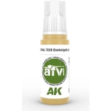 Ak Interactive Ak 11320 17 Ml. Ral 7028 Dunkelgelb (Variant), Afv Serisi 3gen Akrilik Model Boyası