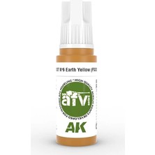 Ak Interactive Ak 11337 17 Ml. Nº6 Earth Yellow (FS30257), Afv Serisi 3gen Akrilik Model Boyası