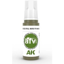 Ak Interactive Ak 11323 17 Ml. Ral 6040 F9 Helloliv, Afv Serisi 3gen Akrilik Model Boyası