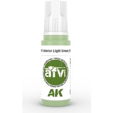 Ak Interactive Ak 11345 17 Ml. Apc Interior Light Green (FS24533), Afv Serisi 3gen Akrilik Model Boyası