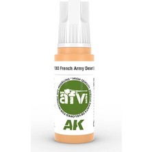 Ak Interactive Ak 11363 17 Ml. French Army Desert Sand, Afv Serisi 3gen Akrilik Model Boyası