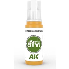 Ak Interactive Ak 11366 17 Ml. Mustard Yellow, Afv Serisi 3gen Akrilik Model Boyası