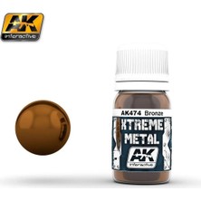 Ak Interactive Ak 474 30 Ml. Bronz Rengi, Xtreme Metal Serisi Model Boyası