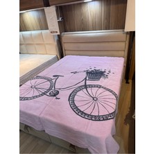 Esinti %100 Organik Pamuk Terletmeyen 4mevsim Yatak Örtüsü Battaniye Battal 220x 240