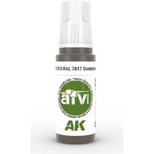 Ak Interactive Ak 11315 17 Ml. Ral 7017 Dunkelbraun, Afv Serisi 3gen Akrilik Model Boyası