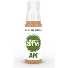 Ak Interactive Ak 11331 17 Ml. Ral 8020 Braun, Afv Serisi 3gen Akrilik Model Boyası