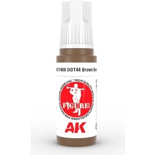 Ak Interactive Ak 11408 17 Ml. DOT44 Brown Base, Figür Serisi 3gen Akrilik Model Boyası