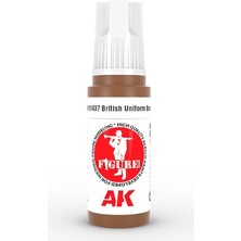 Ak Interactive Ak 11437 17 Ml. British Uniform Base, Figür Serisi 3gen Akrilik Model Boyası