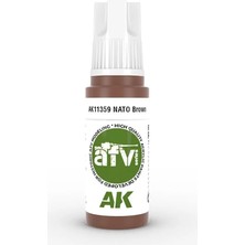 Ak Interactive Ak 11359 17 Ml. Nato Brown, Afv Serisi 3gen Akrilik Model Boyası