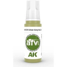 Ak Interactive Ak 11374 17 Ml. Silver Grey No.28, Afv Serisi 3gen Akrilik Model Boyası