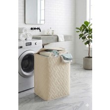 Ser&Yat Katlanabilir Çamaşır Oyuncak Sepeti Çelik Çerçeveli Çok Amaçlı Hurç | 30 x 40 x  55  cm