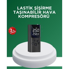 Hopinip Dijital Lastik Pompası Çok Amaçlı Taşınabilir Kompresör - Lisinya