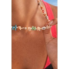 By Song Jewelry Deniz Kabuklu Mercan Doğaltaşlı Kolye