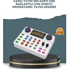 Hopinip Gürültü Engelleme Özellikli Canlı Yayın Ses Kartı - Lisinya