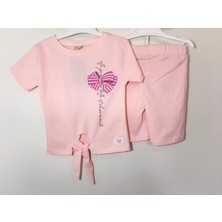 Diba Bebek Kız Çocuk Fiyonk Bağlamalı Şortlu Takım